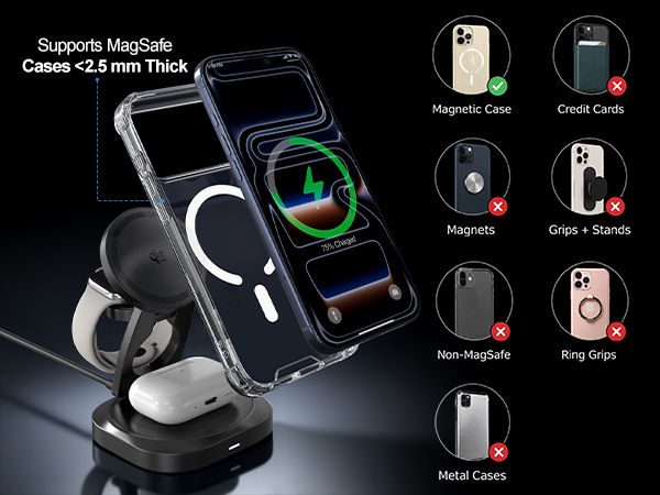 3 in 1 magnetic wireless charger