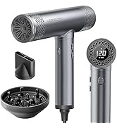 Hair Dryer, LESCOLTON Professional Ionic Blow Dryer with 1500W 110,000RPM Brushless Motor for Fas...