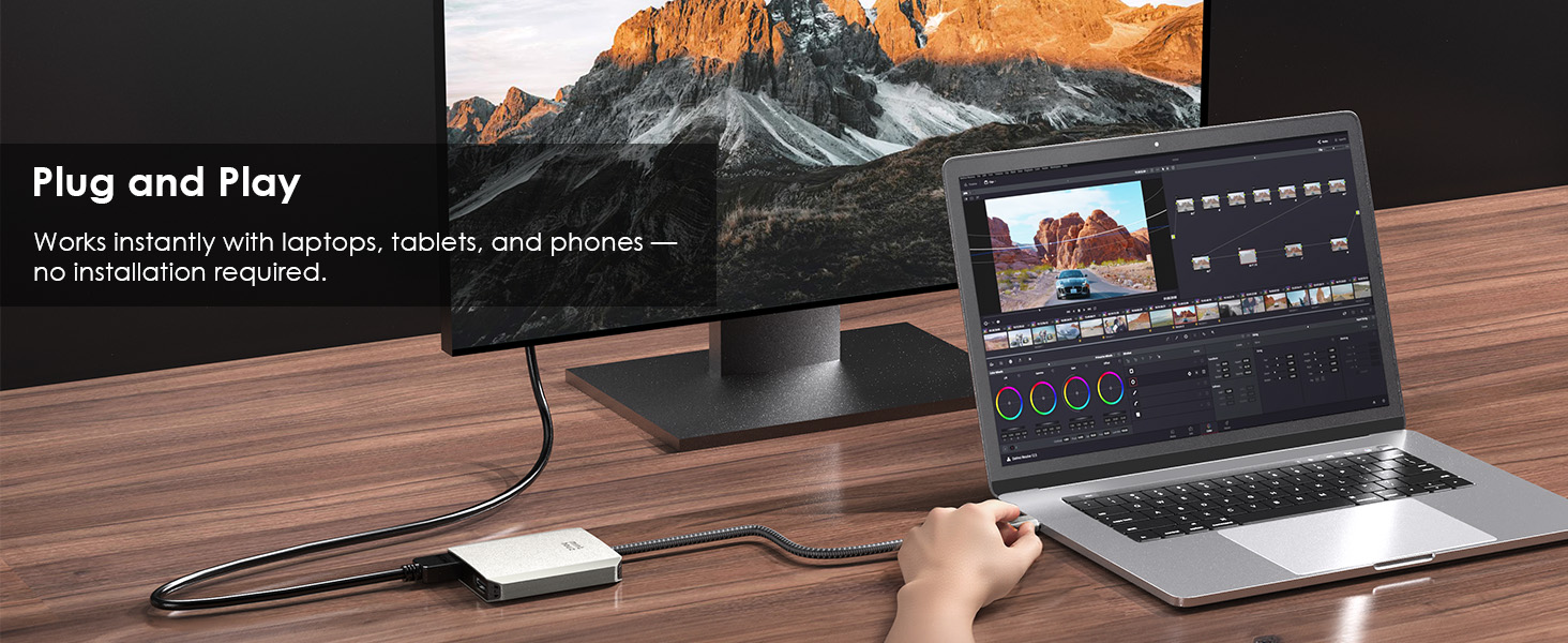 usb c to dual hdmi adapter