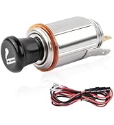 Car Cigarette Lighter with Cigarette Lighter Heater &amp; 24" Cable,12V Cigarette Lighter Socket Buil...