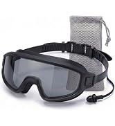 Rantizon 2026 New Swim Goggles, Wide View Swimming Goggle for Adult, Anti Fog &amp; UV Leak Proof Gog...