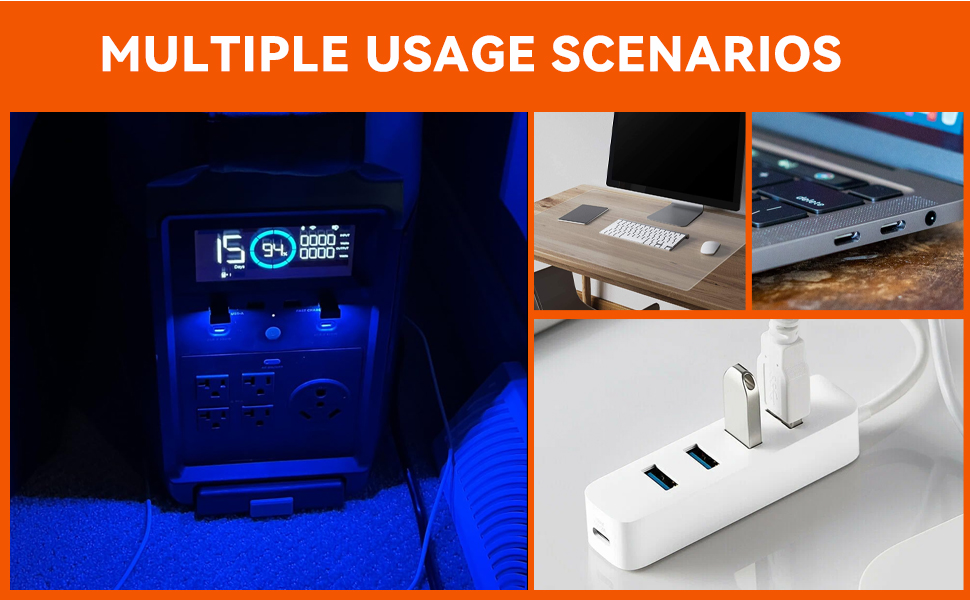 2PCS USB Type C LED Ambient Light