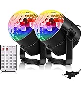 YouOKLight Disco Lights, Sound Activated Strobe Light Stage Light with Remote Control, Party Ligh...