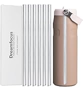 Dreamfocus Metal Straw Replacement Stainless Steel for Stanley IceFlow Aerolight Flip Straw 2.0 B...