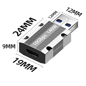 usb c female to usb a male