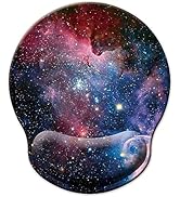 Mouse Pad with Wrist Support, Ergonomic Mouse Pad with Memory Foam Wrist Rest Cushion, Non-Slip R...