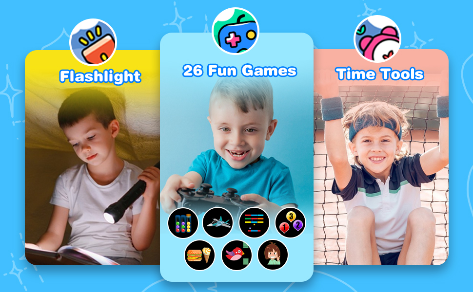 kids watch with games