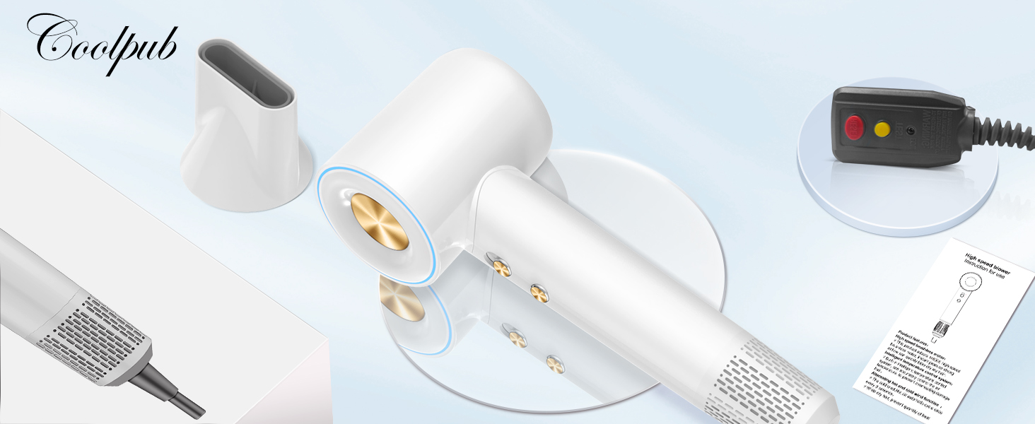 Hair Blow Dryer,High-Speed hairdryer Thermo-Control Hair dryers Fast Drying Women Home Travel Salon