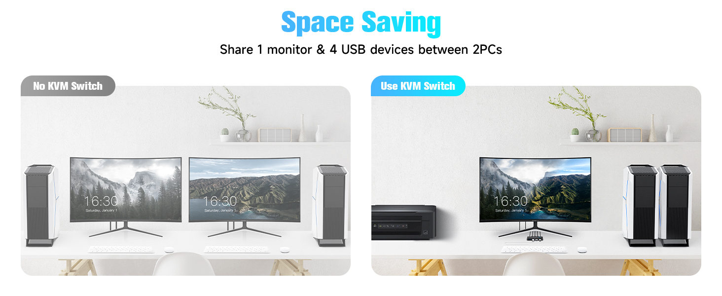 usb switch 2 computers share usb devies 