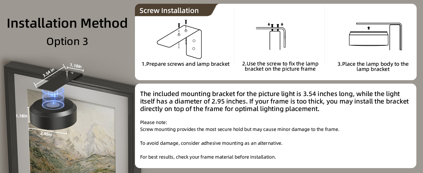 picture light for wall