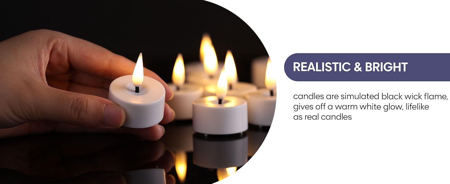 White LED Tealights 01