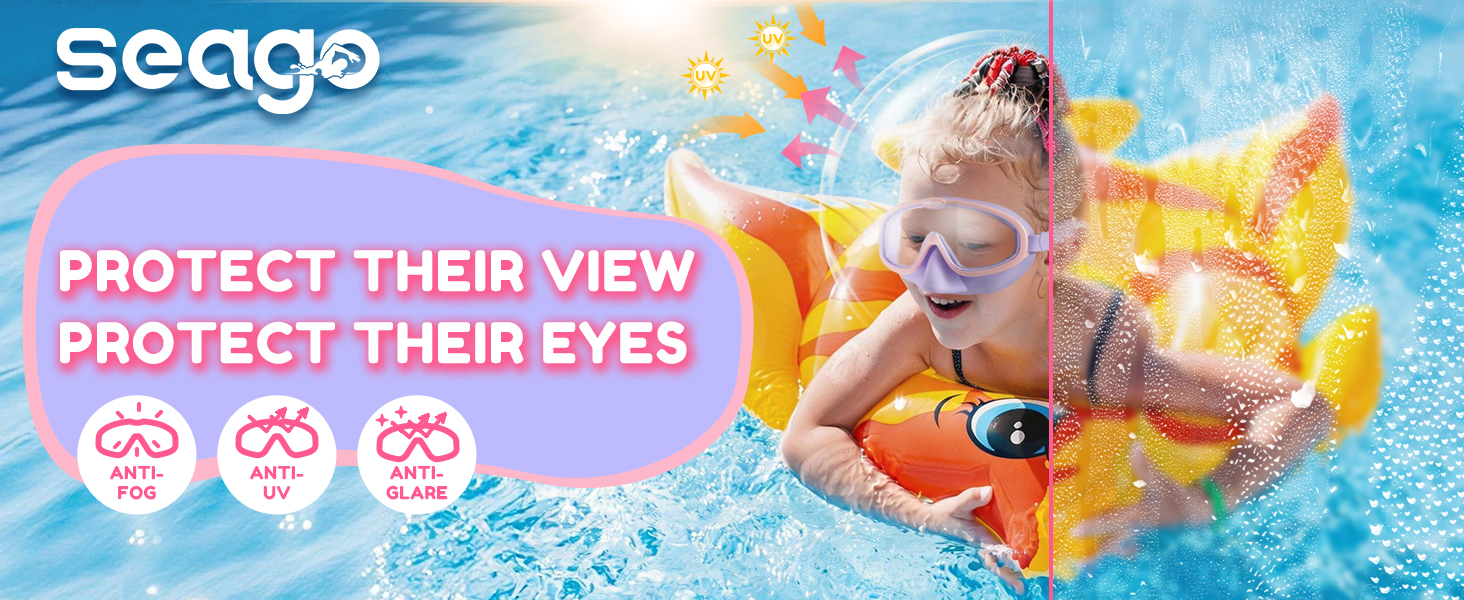 kids goggles for swimming 4-7