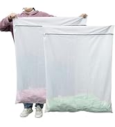 GOGOODA 2 Pack Extra Large Mesh Laundry Bag 43 x 35 in – XXXXL Washing Bag for Bedding, Blankets,...