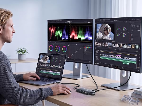 9 in 1 USB C Docking Station