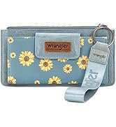 X Wrangler Wallet for Women Floral Wristlet Wallets Ladies Female Large Clutch Wallets with Coin ...