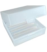 Travel Soap Container with Draining Layer, Square Soap Dish Bar Soap Holder for Shower with Lid S...