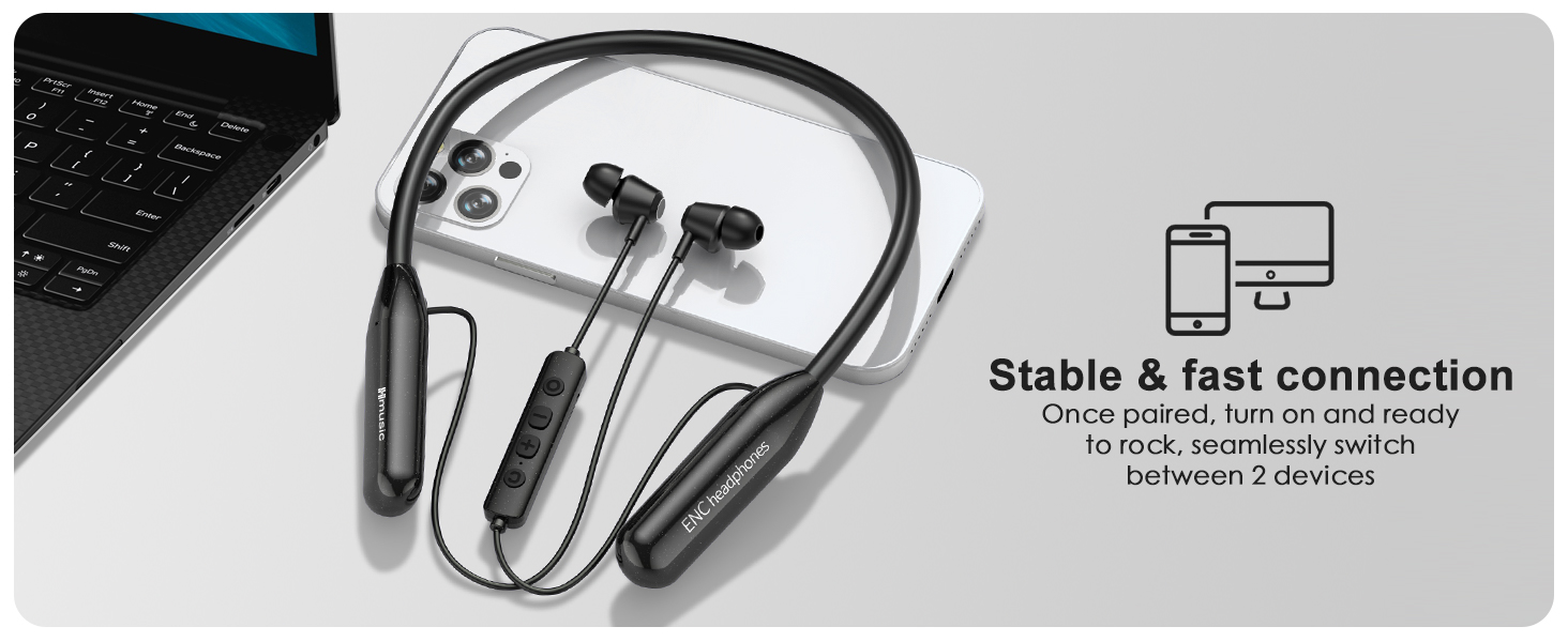 workplace headphones bluetooth wireless neckband headphones neck bluetooth headphones