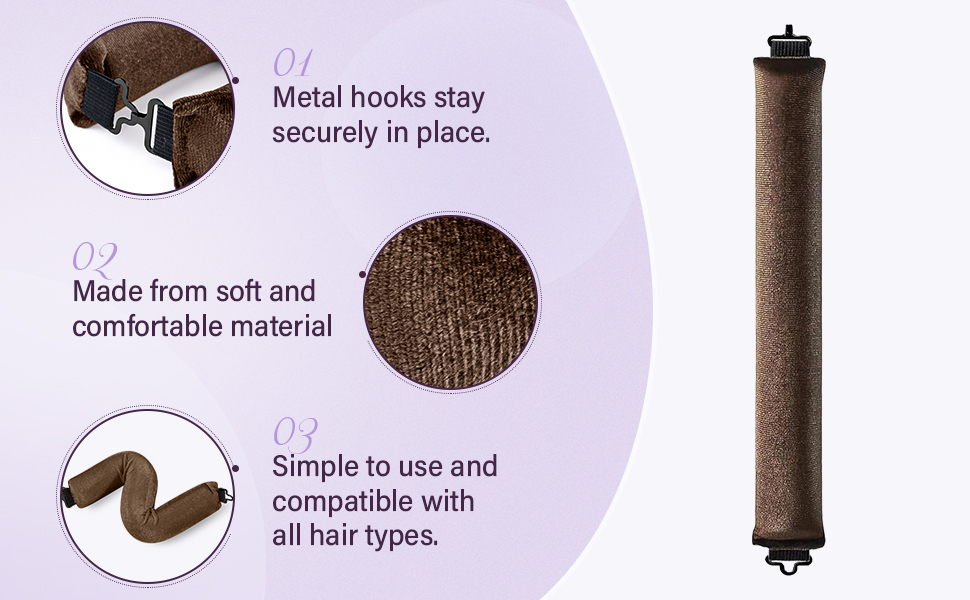 Heatless Curls Overnight Blowout Rods