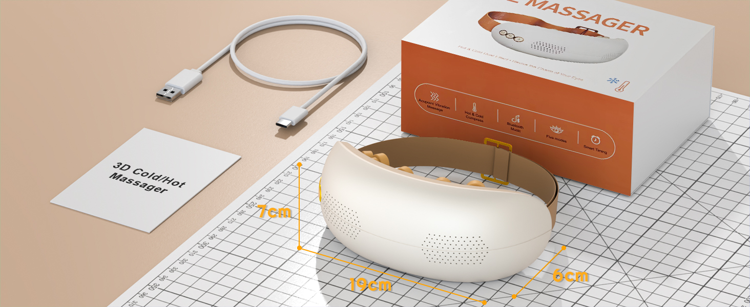 BEJA Eye Massager with Heat &amp;amp; Cooling