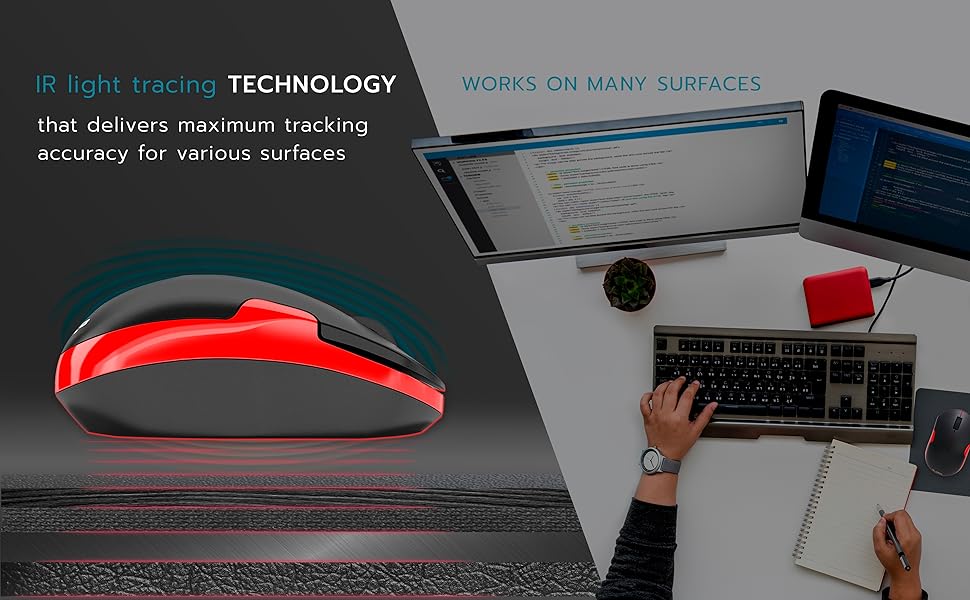 Compatible across most devices with a USB port, the ShhhMouse is compatible with Windows 