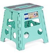 ACKO Folding Step Stool 13 Inch Stool Heavy Duty Plastic Foldable Step Stools for Kids, Stepping ...