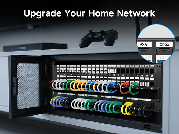 The Cable Matters 24-Port Keystone Blank Patch Panel