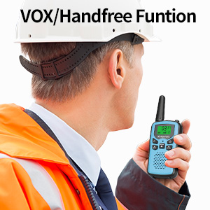 walkie talkies hand free vox