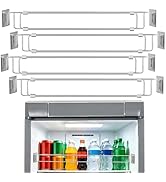 4 Packs RV Refrigerator Tension Rods - 13.8-25.6in Adjustable Stainless Steel Camper Fridge Bars ...