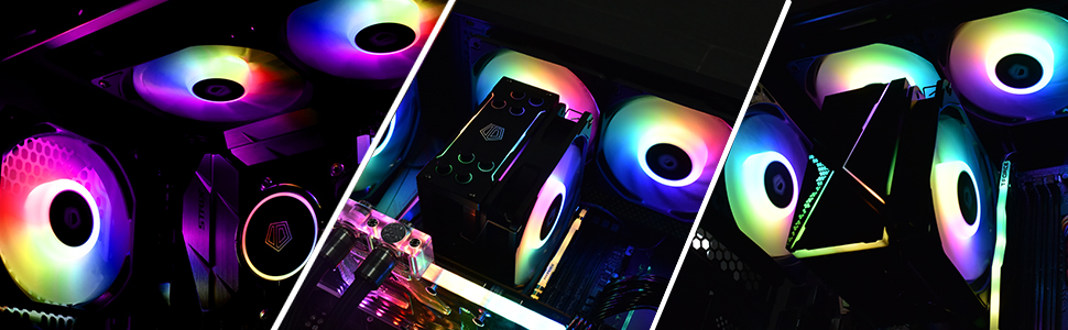 120mm case fan 120mm 3 pack case fan rgb case fan cpu fan cpu cooler fan cpu cooling fan