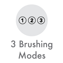 3 brushing modes electric toothbrush