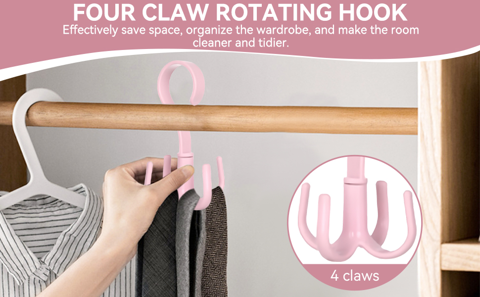 360 Degree Rotating Closet Organizers