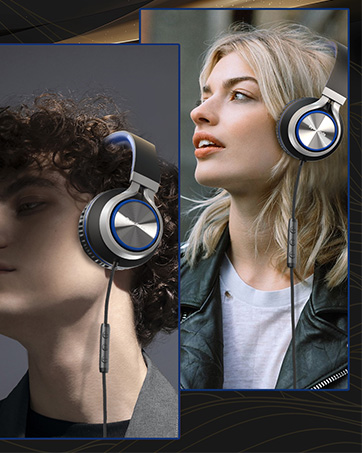 over ear headphones wired