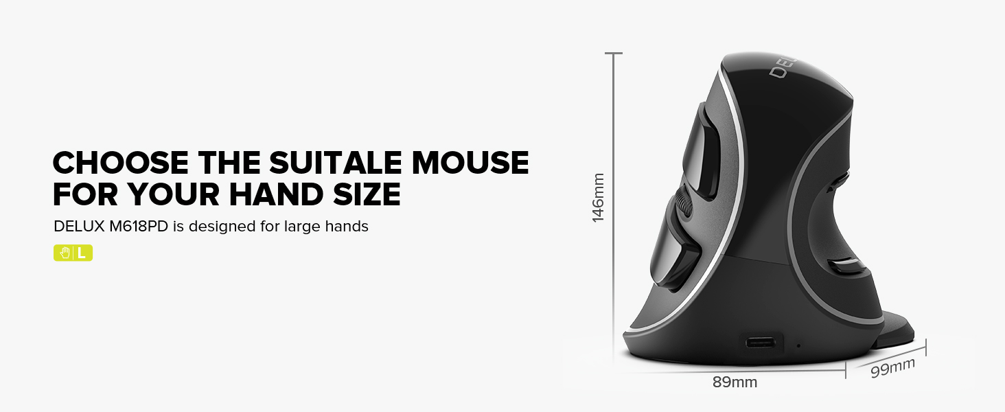 large ergonomic mouse