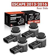 A-Premium 4-PC Rear Reverse Backup Parking Assist Sensor Compatible with Select Ford Models - Esc...
