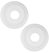 MY MIRONEY 2PCS Decorative Ceiling Medallion for Light Fixtures, PU Ceiling Fan Medallion Home Li...