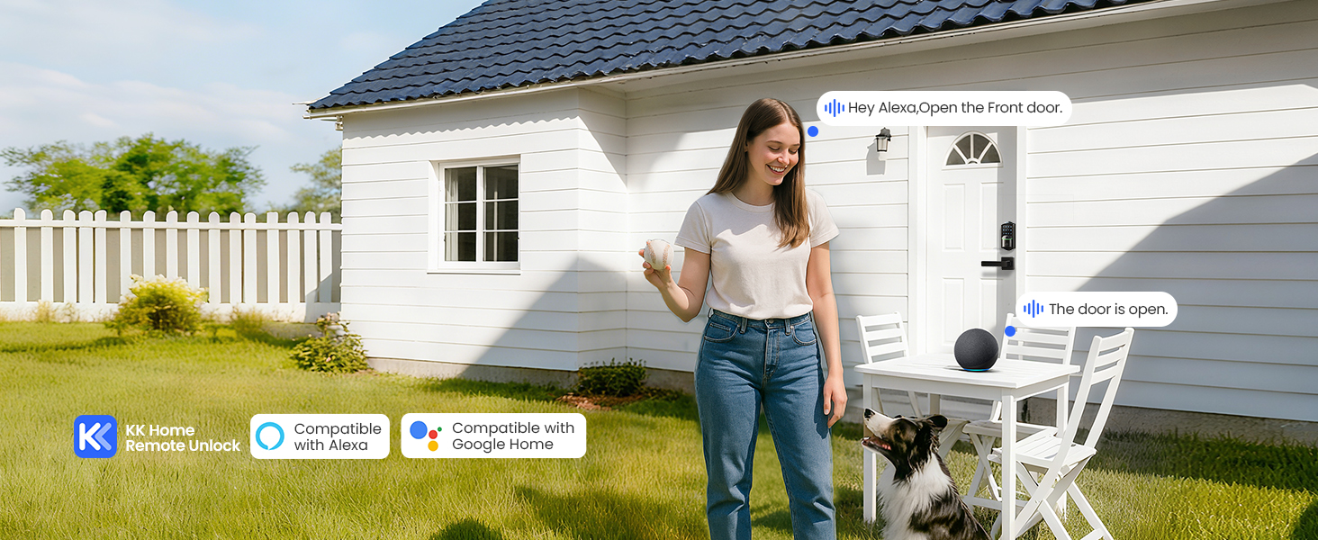 smart door lock voice unlock