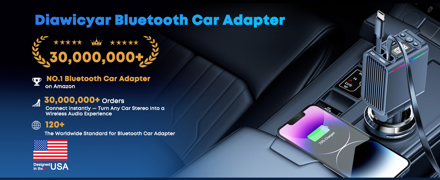 bluetooth car adapter, bluetooth transmitter, bluetooth adapter, car bluetooth adapter