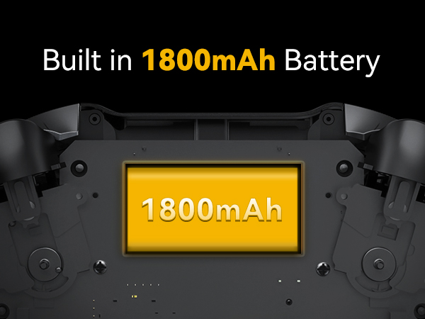 Built in 1800mAh Battery