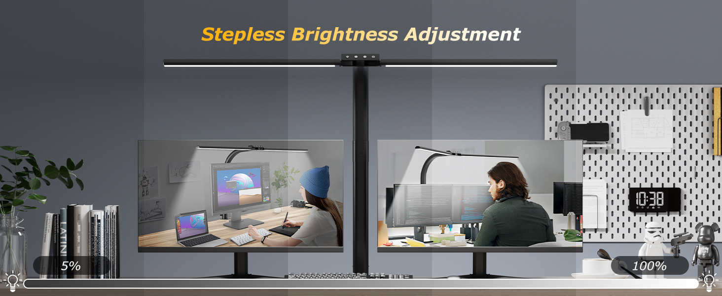 Stepless Brightness Adjustment