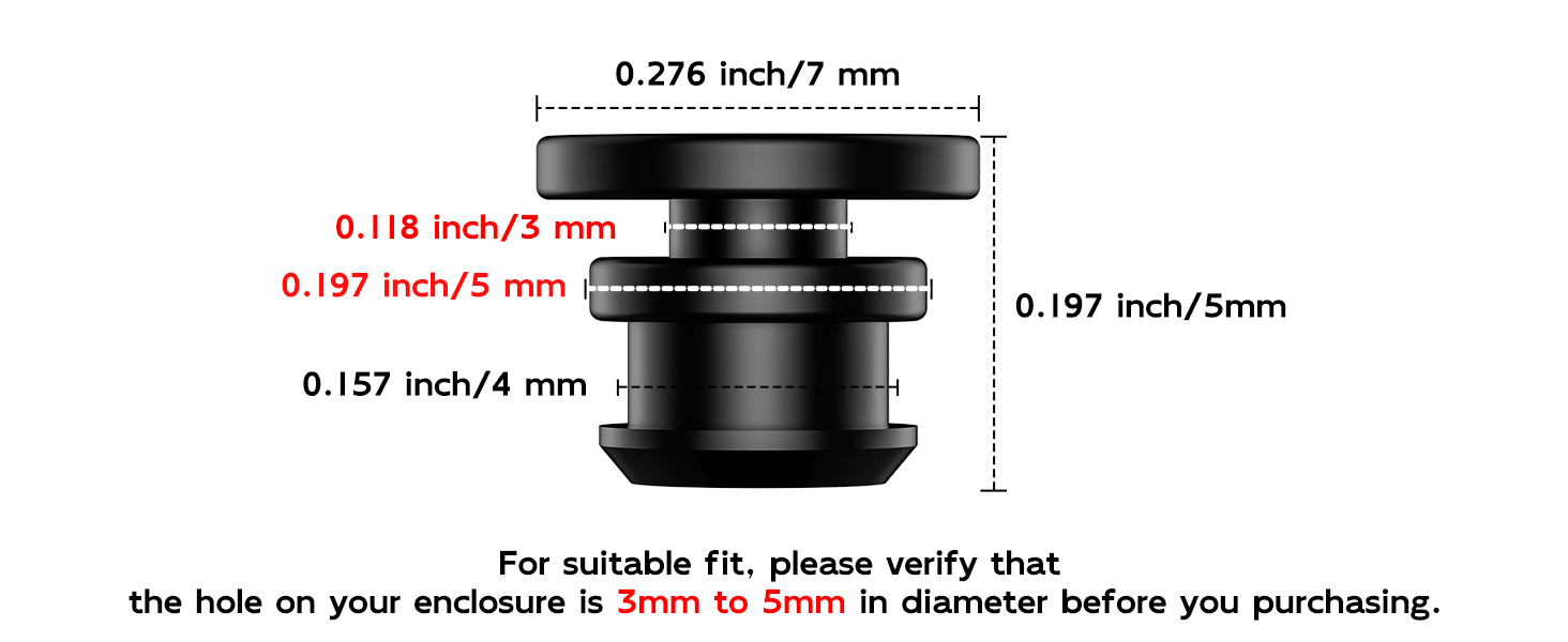Silicone screws kit plug fastener for m2 nvme sata ahci msata ssd Mounting on External Enclosure