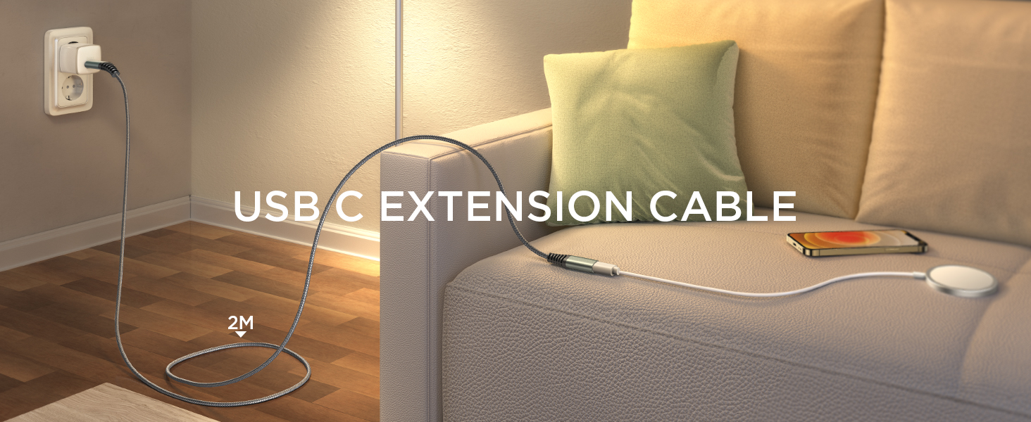 USb C extension cable