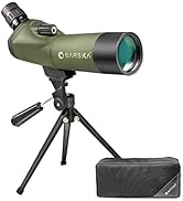 BARSKA Blackhawk Waterproof 18-36x50 Angled Green Spotting Scope with Tripod for Birding Hunting ...