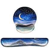 Hopipad Ergonomic Small Mouse Pad with Wrist Rest and Keyboard Wrist Rest Set,Easy Typing & Pain ...