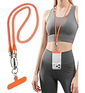 Yossos Phone Lanyard Charging Cable USB C to USB C PD 240W 4FT (1 Pack) Crossbody Strap USB C Fas...