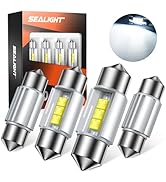 SEALIGHT 31mm DE3175 LED Bulbs DE3021 DE3022 LED Bulbs CSP-2525 Ceramic Chipsets 6500K White Supe...