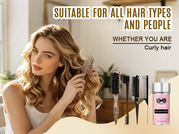 slick back brush for hair