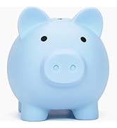 Piggy Bank for Sbrvaniy Piggy Coin Banks for Boys and Girls My First Unbreakable Plastic Money Ba...