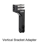 HSU Aluminum Vertical Bracket Adapter with 1/4&amp;amp;amp;amp;#34;- 20 Hole for Gopro
