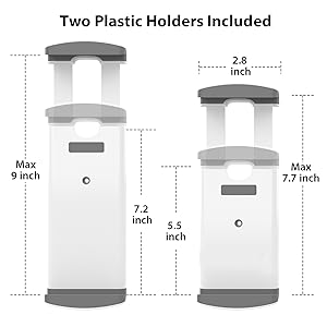 two plastic holders