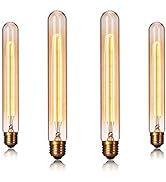 Edearkar E26/E27 Base, T10/T30 Tubular Vintage Edison Light Bulbs 25W T185 110V Dimmable T30 Anti...